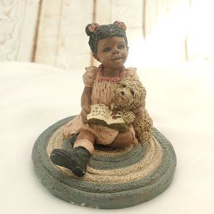 Vintage 1989 All God's Children Multicolor Miss Martha Holcombe Girl Figurine